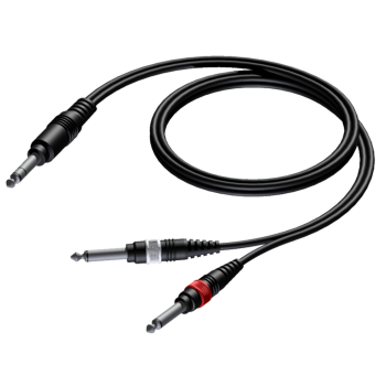 Przewód 2x Jack 6.3 / Jack 6.3