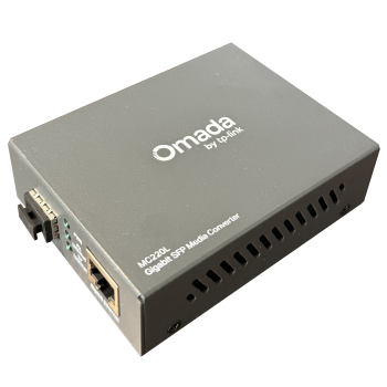 Konverter światłowód-ethernet Omada MC220L